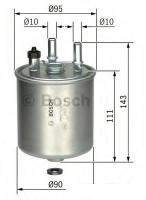 Топливный фильтр Bosch F026402081
