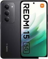 Телефон Xiaomi Redmi 15 5G 8GB/256GB европейская версия (черный)