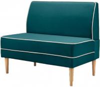 Диван Mio Tesoro Бадди 1000 (Velutto 20/Velutto 01/натуральное дерево)