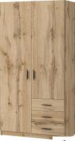 Шкаф распашной Involux Престон 226H051 (дуб натюрель)