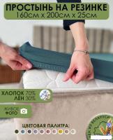 Постельное белье Mio Tesoro На резинке 200x160x25 Лён160Пр-10