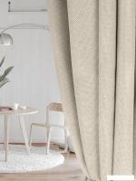 Комплект штор Soft Lines Рогожка димаут 2226-2 (300x260, молочный)