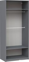 Шкаф-гармошка Mio Tesoro Макс 100x58x233 2.06.07.250.4 (серый)