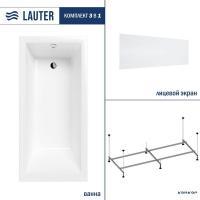 Ванна Lauter Athena 170x80 21090080 (с каркасом и лицевым экраном)