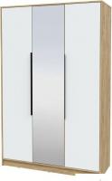 Шкаф-купе Интерлиния Концепт КТ-Ш3з (белый платинум/дуб золотой)