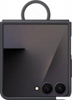 Чехол для телефона Samsung Ring Case для Samsung Galaxy Z Flip7 (черный)
