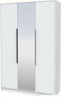 Шкаф-купе Интерлиния Концепт КТ-Ш3з (белый платинум/белый платинум)