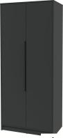 Шкаф распашной Интерлиния Концепт КТ-Ш2 (антрацит/антрацит)