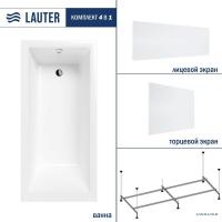 Ванна Lauter Athena 170x80 21090080 (с каркасом, лицевым и торцевым экранами)