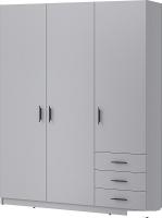 Шкаф распашной Involux Престон 226H042 (серый шифер)