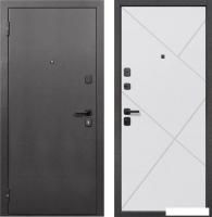 Металлическая дверь Guard 86x205x7 левая (серебристый/белый матовый)