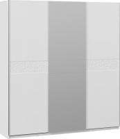 Шкаф-купе Трия Оскар Скания Т2 2100 268774 (ручка серебро/белый снег/белый снег/белый матовый)