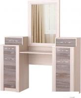 Туалетный столик с зеркалом Памир Октава 174x145x45 см (ясень анкор светлый/дуб клабхаус серый)