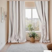 Комплект штор Mio Tesoro Блэкаут 150x260 (2шт, серый)