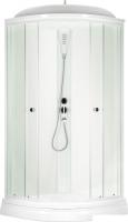 Душевая кабина Saniteco SNT-88 90х90 (белый/прозрачное стекло)