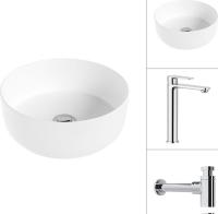 Умывальник Lauter 21499-31 + Moon 21СK81691C с сифоном 21635CH (хром)