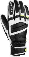 Горнолыжные перчатки Reusch Master Pro 6101109-7746 (р-р 9.5, Black/White/Safety Yellow)