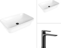 Умывальник Lauter 21370 + Reef 21CK678BS