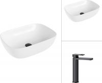 Умывальник Lauter 21493A + Cascade 21СК0655BS