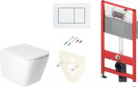 Унитаз подвесной Saniteco KW-9004WS + TECE Kit 9400413