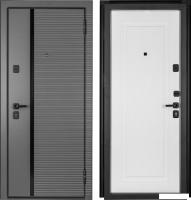 Металлическая дверь Guard MG75 МДФ/МДФ 87х205 правая (серый/белый ясень)