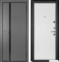 Металлическая дверь Guard MG60 МДФ/МДФ 87х205 правая (серый/белый ясень)