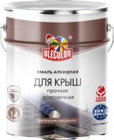 Эмаль Olecolor Алкидная для крыш 5 кг (шоколадный)