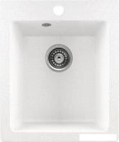 Кухонная мойка Saniteco Silva (белый с сифоном)