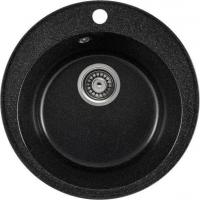 Кухонная мойка Saniteco Nova (черный с сифоном)