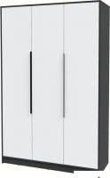 Шкаф-купе Интерлиния Концепт КТ-Ш3 (белый платинум/антрацит)