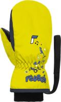 Горнолыжные варежки Reusch Kids Mitten Safety 6285405-2305 (р-р 2, Yellow/Dress Blue)