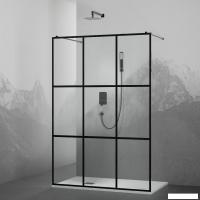 Душевая стенка RGW WA-018B 35101813-84 130 (черный/прозрачное стекло)