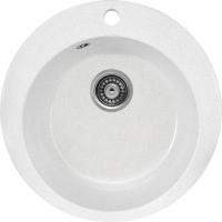 Кухонная мойка Saniteco Linea (белый с сифоном)