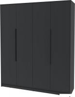 Шкаф распашной Интерлиния Концепт КТ-Ш4 (антрацит/антрацит)