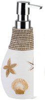 Дозатор для жидкого мыла Primanova Deniz Yildizi D-15430 (белый/бежевый)