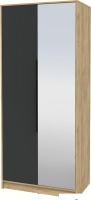 Шкаф-купе Интерлиния Концепт КТ-Ш2з (антрацит/дуб золотой)