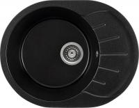 Кухонная мойка Saniteco Pura (оникс с сифоном)