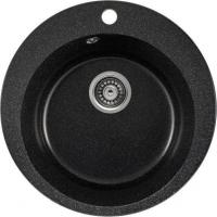 Кухонная мойка Saniteco Linea (черный с сифоном)