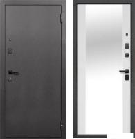 Металлическая дверь Guard Зеркало 86x205 правая (серебристый/белый матовый)