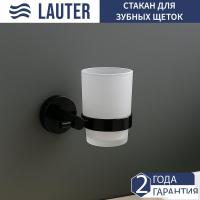 Стакан для зубной щетки и пасты Lauter 21SH72062 (Matt Black)