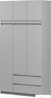 Шкаф распашной Soma ШК-3 120-235 (серый)