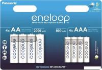 Аккумулятор Panasonic Eneloop AAA+AA BK-3MCDE+BK-4MCDE/8CP (8шт)