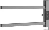 Полотенцесушитель Маргроид Ferrum Cook СНШ профильный 18*40 Графит, скрытого монтажа, таймер справа