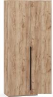 Шкаф распашной Soma Пятиуровневый закрытый ШК5.4 (дуб крафт золотой)