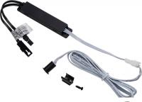 Датчик движения AKS бесконтактный на преграду накладной/врезной (60W/100W, черный)