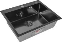 Кухонная мойка ARFEKA Eco AR PVD Nano Decor Millet Grains 70x50 (черный)