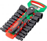 Набор трещотка с головками RockForce RF-019-5K (20 предметов)