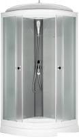 Душевая кабина Saniteco SNT-86 90х90 (серый/матовое стекло)