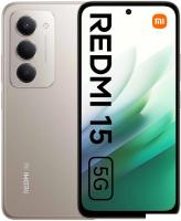 Телефон Xiaomi Redmi 15 5G 8GB/256GB европейская версия (титановый)