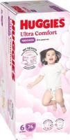 Трусики-подгузники Huggies Ultra Comfort Girl Box 6 (76 шт)